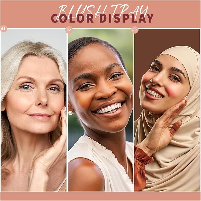 Profusion Complete Face Sculpting Collection Makeup Kit - Peach & Nude Palette Variants, Includes Eyeshadow, Blush, Lip Cream, Eyeliner & Duo Brush, Vegan & Cruelty-Free