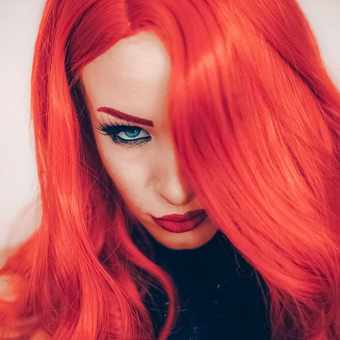 Kids Temporary Hair Color Wax, Natural Hair Strong Style Gel for Party, Cosplay, Masquerade etc. (Red)