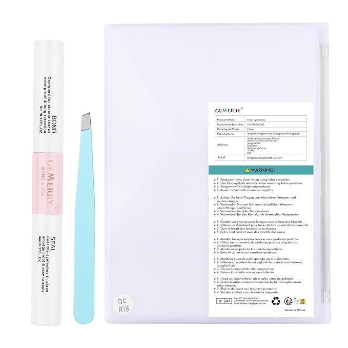 GEMERRY DIY Lash Extension Kit for Beginners 280 PCS Individual Lash Clusters Kit 0.07D 10-18 MIX Eyelash Extension Kit Lash Glue for Eyelash Extensions(80D-0.07D,10-18MIX-KIT)