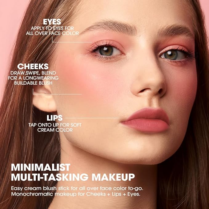 URQT Highly Pigmented Liquid Contour - Built-in Sponge Tip Sculpted Complexion Wand With Long Lasting Natural Buildable Highlighters and Bronzer (Contour+Blush+Highlighter)