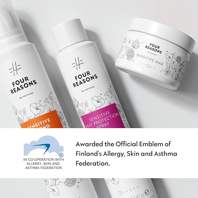 No nothing Very Sensitive Strong Hair Mousse - Volumizing, Hypoallergenic, Fragrance, Paraben & Alcohol Free, Unscented, Gluten & Soy Free - 6.8 oz (New Packaging)