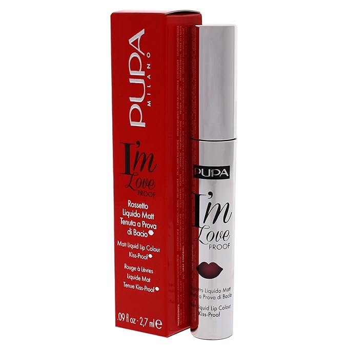 Pupa Milano I Am Love Proof Matt Liquid Lip Color - 005 Glam Mauve for Women - 0.09 oz Lipstick