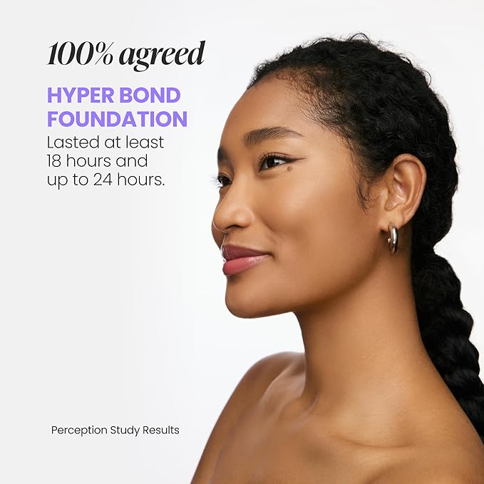 Wonderskin Hyper-Bond Serum Foundation – Waterproof, Transfer-Proof, 24HR Longwear Face Makeup with Niacinamide & Hyaluronic Acid – Lightweight, Natural Finish, Vegan & Cruelty-Free (Afterglow)