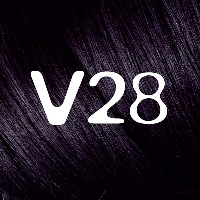 L'Oreal Paris Feria Multi-Faceted Shimmering Permanent Hair Color Hair Dye, V28 Midnight Violet (Deepest Violet)