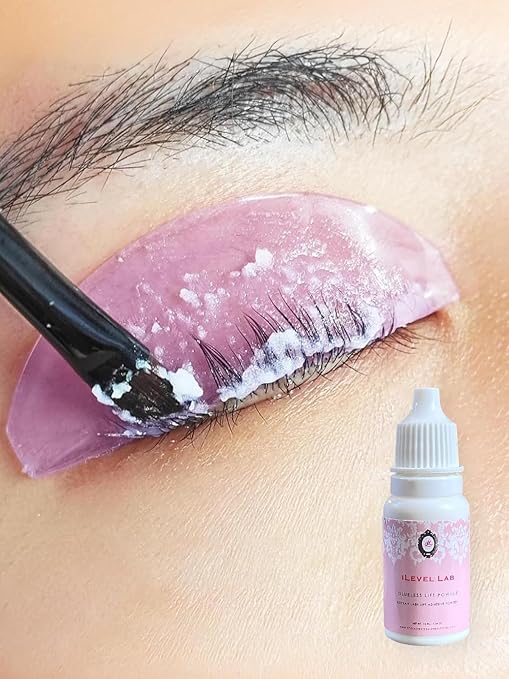 Korean Lash Lift Powder – No Glue Needed Vegan & Cruelty Free, Fast & Easy Lash Lift System, Eyelash Perm Solution Achieve Glue-Free for Lash Lift, Salon Use by iLevel Lab
