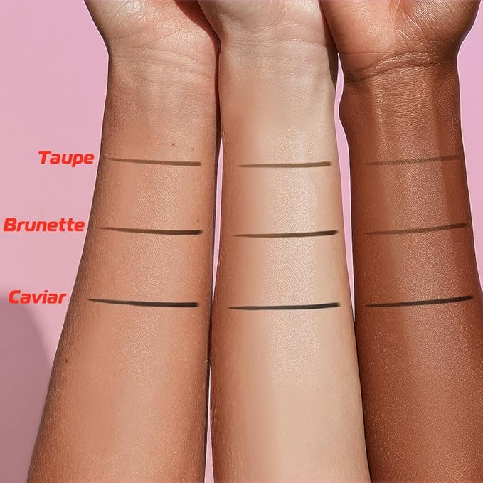 MAKUP Skinny Brow, Ultra Precise Eyebrow Pencil, Creamy, Micro Stroke Pencil Defines to Create Full, Natural Brows Medium Dark Brown (Brunette)