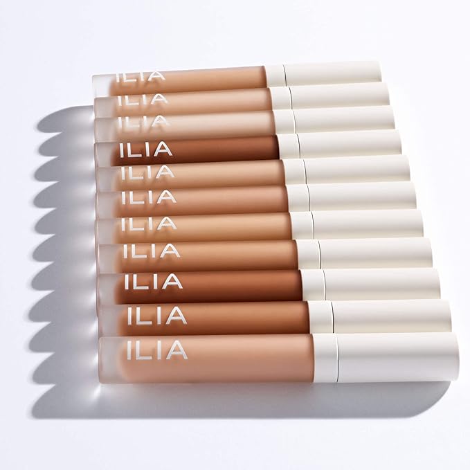 ILIA - True Skin Serum Concealer | Non-Comedogenic, Cruelty-Free, Vegan, Safe For Sensitive Skin, Reduces Appearance of Dark Circles + Blemishes (Licorice SC10, 0.16 oz | 5 ml)
