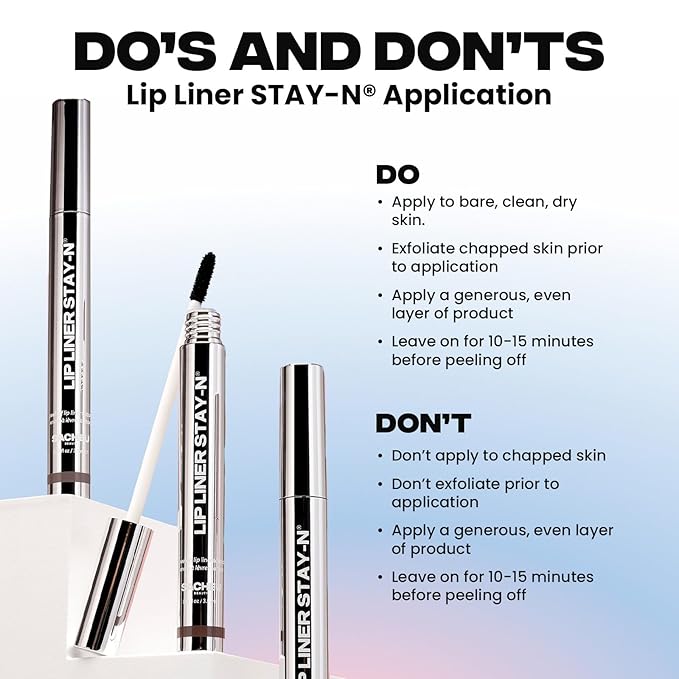 Sacheu Lip Liner STAY-N Peel Off Lip Stain — Long Lasting Matte Lip Tattoo Transfer Proof Lipstain Infused with Hyaluronic Acid & Vitamin E — Vegan & Cruelty-Free, getREDy (Red Rouge)