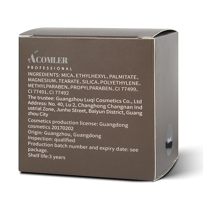 Acomler Root Touch Up Hair Color, Talc-Free Hairline Powder for Thinning, Root Touch Up Instantly Gray Hair Cover Up, Hair Powder for Women Men, Includes Makeup Brush (Brown, 0.42oz)