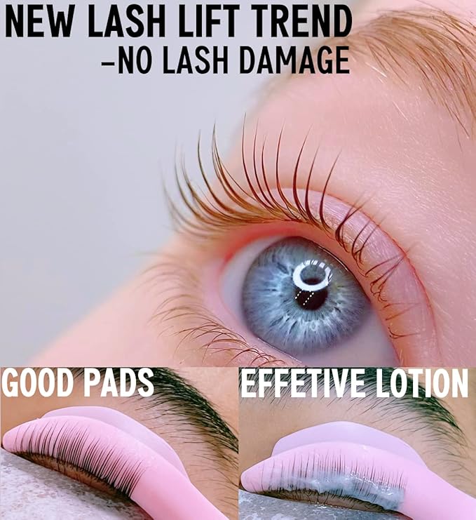 Lash Lift Brow Lamination Kit, Rapid Eyelash and Eyebrow Lifting, DIY Perming Lashes at Home Or Salon Usage Be Eye Voluminous for 6 Weeks About 15 Applications