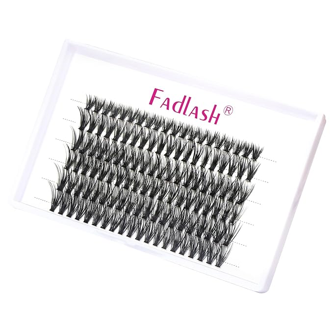 Lash Clusters Extensions 40D Individual Cluster Lashes Black Mink DIY Eyelash Extensions and Under Eyelashes Professional Makeup (40D-0.07-D, 16mm)