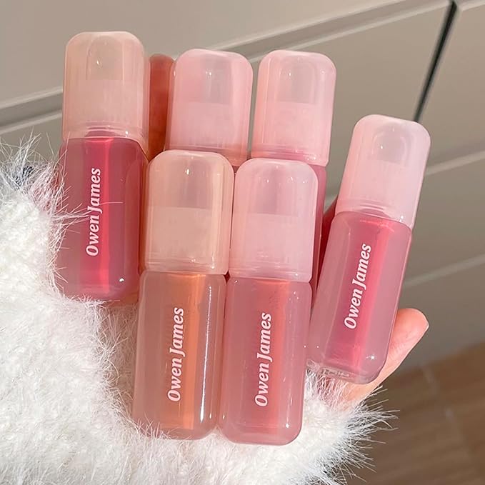 Petansy 4pcs Lip Gloss | Long-Lasting, Moisturizing, Plumping, Revitalizing for Dry Lips, Waterproof, No Peel Off, Hydrating, Nourishing Crystal Clear