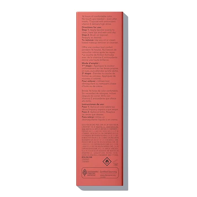 Revlon Liquid Lipstick with Clear Lip Gloss, ColorStay Overtime Lipcolor, Dual Ended with Vitamin E, 510 Boundless Nude, 0.07 Fl Oz