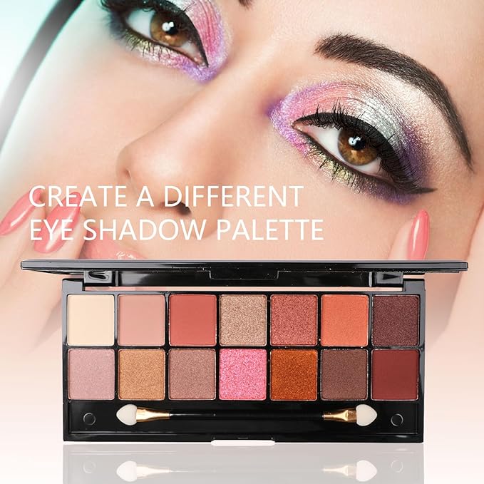 All In One Makeup Set,makeup set for girls,Makeup Gift Set for Women & Girls,Make up Cosmetic Storage,Rainbow Gift Cosmetic Case