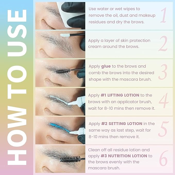 Libeauty Lash Lift Kit 10ml – Eyelash Lift Kit & Brow Lamination Kit with Lash Lift Balm, Tubular Precision Design for Easy At-Home or Salon Use