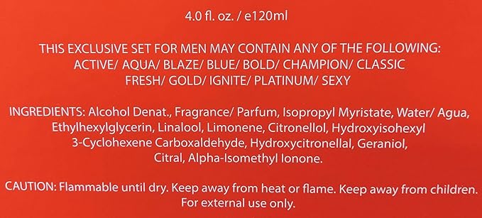 BHPC Men's Deodorant Body Spray Collection - 3 Piece Deodorizing Natural Body Spray Gift Set for Men - Beverly Hills Polo Club Long Lasting Odor Protection Deodorant - Sexy, Blaze and Blue (4 Oz Each)