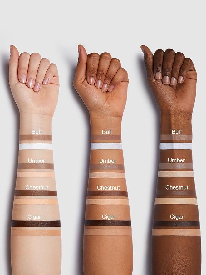 SHEGLAM Fine Line 2-In-1 Nose Contour & Highlight Pen Long Lasting Waterproof Cream Bronzer & Highlight Sticks-Chestnut