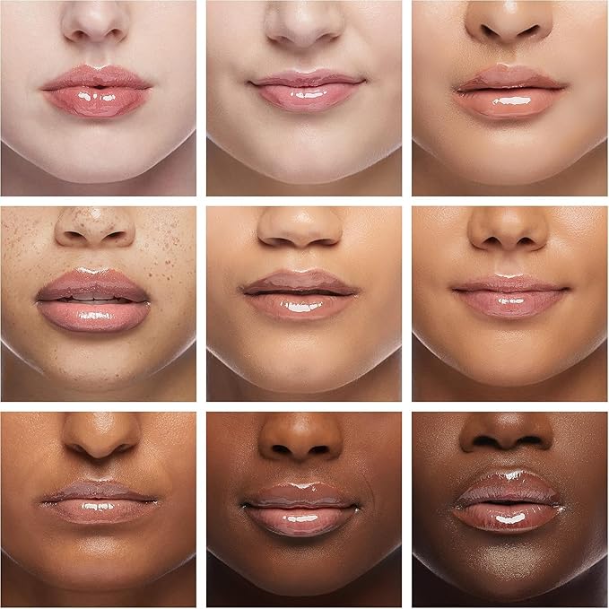 Crystal Jelly Moisturizing Lip Oil 2Pcs Hydrating Lip Gloss Set Plumping Lip Oil Balm Long Lasting Glow Oil Lip Care Tools