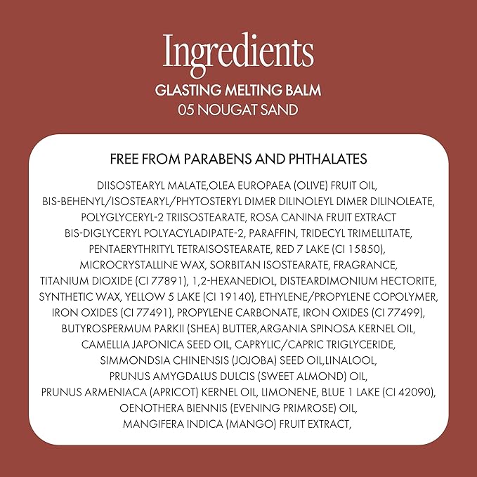 rom&nd Glasting Melting Balm - High-Shine, Hydrating Tinted Lip Balm - Buildable Gloss & Vegan Formula - Korean Glossy Lip Balm with Shea Butter 0.12 oz (#05 Nougat Sand)