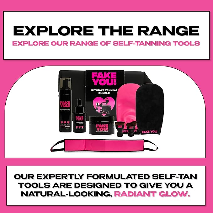 Fake You! Tanning Brush for Body and Face – Self Tan Brush for Smooth, Streak-Free Application – Body for Hands, Feet, and Face – Ultra-Soft Bristles