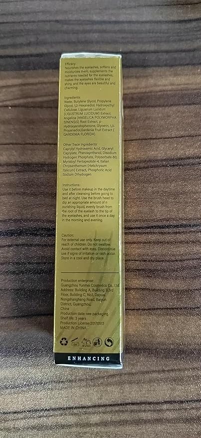 Eyelash Serum - Nourishing eyelash Growth Serum for Eyelash Growth for Natural Longer, Fuller,and Thicker Lashes(Gold)