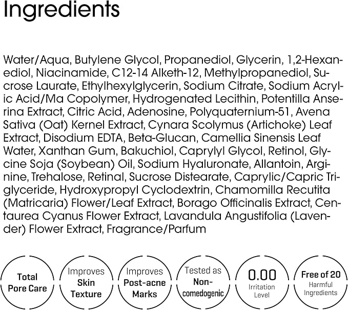 SOME BY MI Retinol Bakuchiol Bubble Toner – 3.4oz, 100ml – Korean Retinol Face Toner for Glass Skin – Hydration, Radiance & Calming Care with Hyaluronic Acid, Centella & Niacinamide – Korean Skin Care