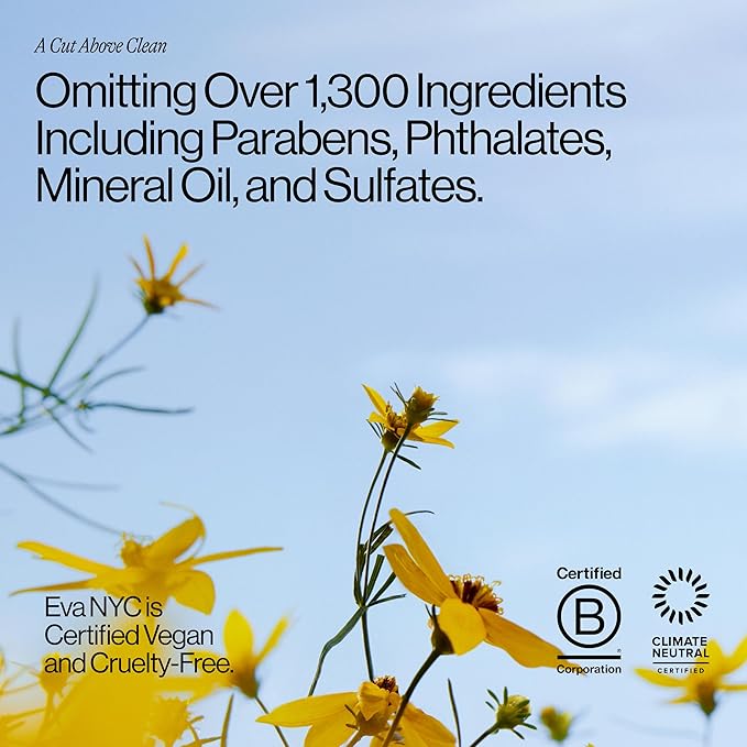 Eva NYC Repair Leave-In Hair Treatment - For Dry, Damaged + Brittle Hair - Reduce Breakage with Bond Technology, Red Algae + Bamboo - 450°F High Heat Protection - Orange Zest + Sage Scent - 5.4 fl oz