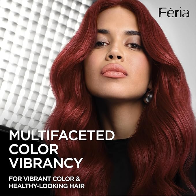 L’Oreal Paris Feria Multi-Faceted Shimmering Permanent Hair Color, High Intensity Hair Dye for 3X Highlights, 65 Honey Brown (Richest Caramel Brown), 1 Hair Dye Kit