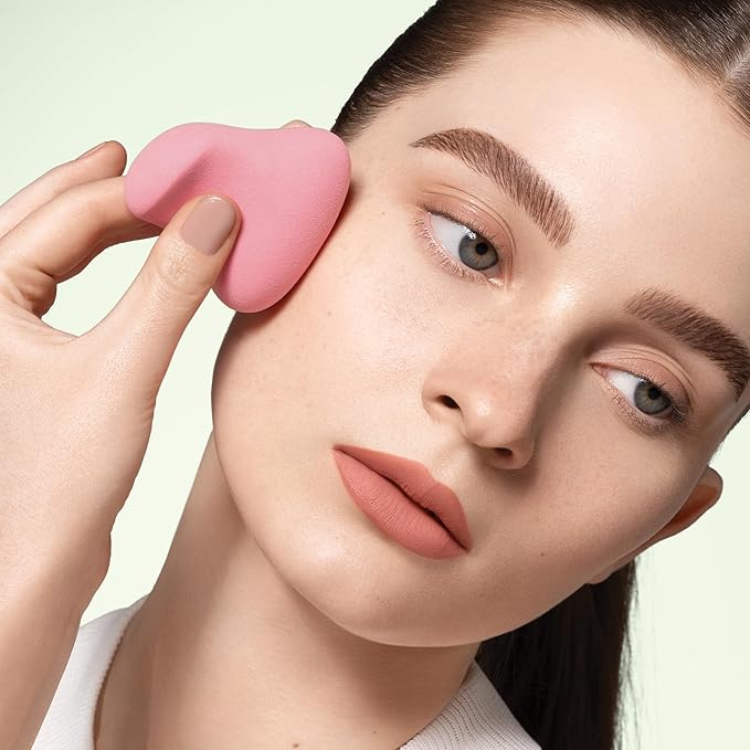 Original Beauty Blender Makeup Sponge Applicator for Powder, Cream & Liquid, Beauty Tools Puff, Streak Free Application, Vegan, Cruelty Free Made in USA, Pink