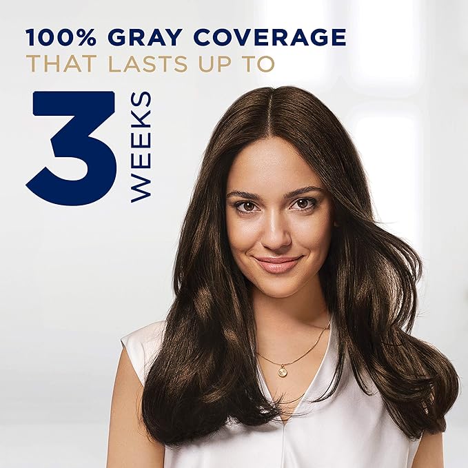 Clairol Root Touch-Up by Nice'n Easy Permanent Hair Dye, 5A Medium Ash Brown Hair Color, Pack of 4
