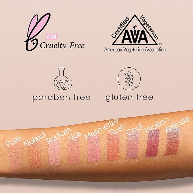 nude envie - Lipstick - Creamy & Long-Lasting Finish - Velvety Texture & Easy Application - Luxury Hydration - With Shea Butter, Vitamin E & Jojoba Oil - Vegan, Paraben-Free & Cruelty-Free - Pure