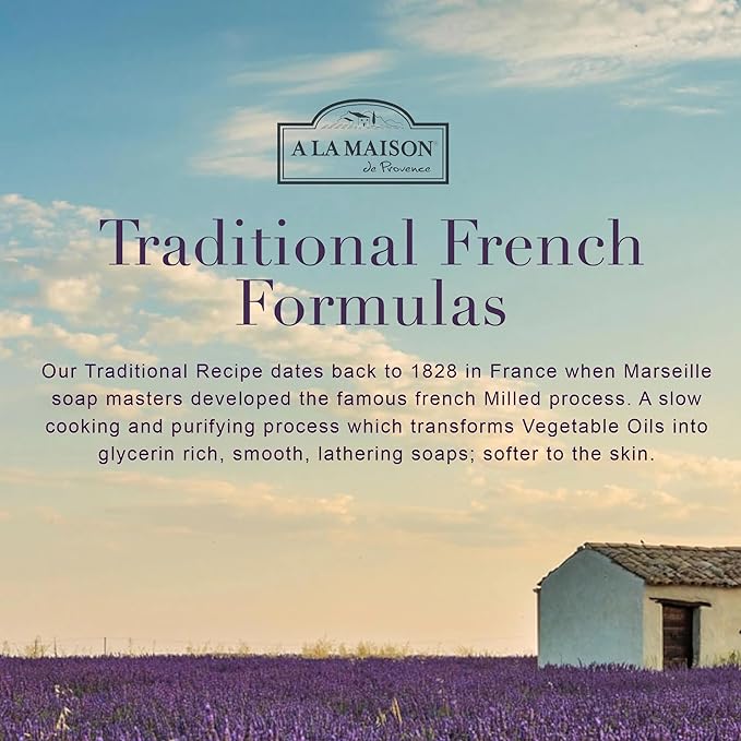 A LA MAISON Hydrating Body Wash Rosemary Mint, Uses: Body - Triple French Milled, Essential Oils, Plant Based, Vegan, Cruelty-Free, Alcohol & Paraben Free (25.36 oz, 2 Pack)