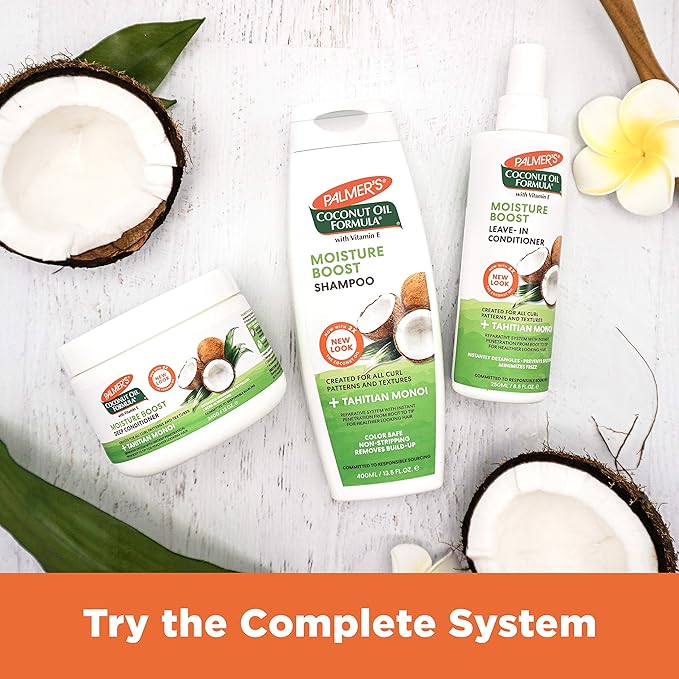 Palmer's Coconut Oil Formula Moisture Boost Deep Hair Conditioner, 12 Ounce (Pack of 2)