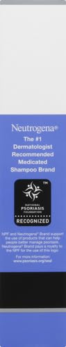 Neutrogena T/Sal Therapeutic Shampoo for Scalp Build-Up Control with Salicylic Acid, Scalp Treatment for Dandruff, Scalp Psoriasis & Seborrheic Dermatitis Relief, 4.5 fl. oz (Pack of 2)