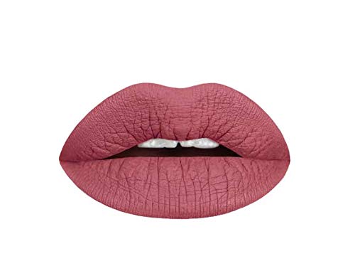 Aromi Matte Liquid Lipstick, Long-lasting, Chestnut, Rosy Lip Color, Vegan, Cruelty-free, Smudge Proof, Earthy Shade, Warm Tone (Stella Rosae)