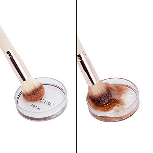 ISOCLEAN Professional Brush Cleaner 9 fl oz - Easy Pour Makeup Brush Cleaner for Cosmetic Tools, Cleans Bristles, Scented No-Rinse Formula Dries in 60 Seconds, Vegan, Not Tested on Animals