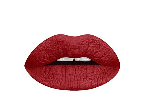 Aromi True Maroon Matte Liquid Lipstick | Dark Red Lip Color with Warm Undertones, Bordeaux Lipstick, Vegan, Cruelty-free, Long-wear, Waterproof (Rich Rosewood)