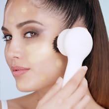 Clarisonic Sonic Foundation Makeup Brush Compatible with Mia, Mia 2, Alpha Fit, Smart Profile Uplift and Alpha Fit X, 2 Count