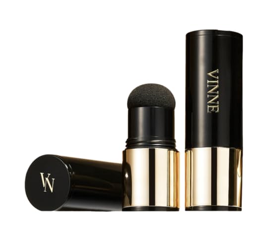 Vinne 3-Color Hair Cushion Stick: Waterproof Gray Cover, Hair Concealer, Long-Lasting Root Filler & Nutrient-Rich Care (Natural Black, Dark Brown, Deep Brown) (Deep Brown, 1)