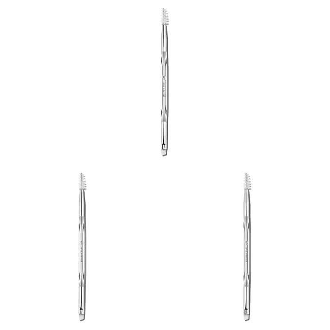 e.l.f. Precision Dual-Sided Eyebrow Brush, Synthetic (Pack of 3) White
