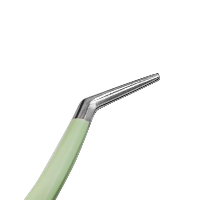 Bodermincer Lash Tweezers 4pcs, D Curl, Black, Plastic, Modern