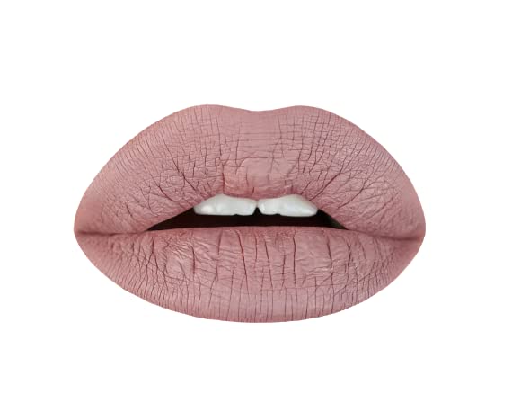 Aromi Desert Taupe Matte Liquid Lipstick | Greige, Grey Beige Lip Color, Long-Lasting Lipstick, Handmade, Day to Night (Desert Taupe)