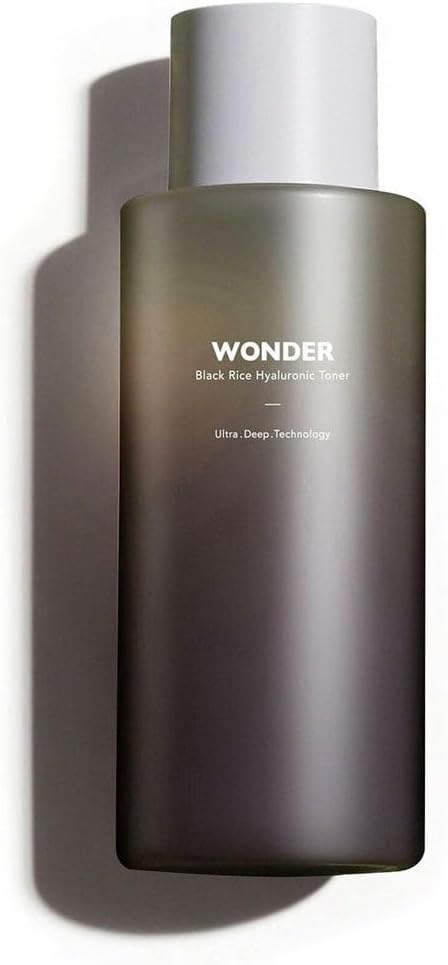 haruharu Wonder Black Rice Hyaluronic Toner, Deep Hydration, Glass Skin, Hyaluronic Acid, Lavender Oil, Skin Plumpling, Korean Skincare, Vegan, Cruelty-Free, 5.1 fl.oz