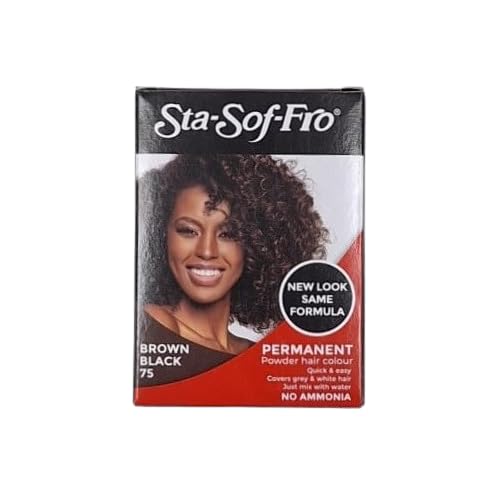 Sta-Sof-Fro Hair Dye Powder 8g #75 Brown Black