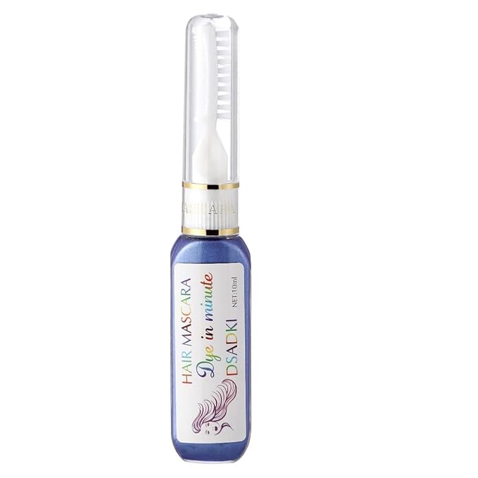 Temporary Hair Color Mascara Washable Hair Dye Stick Non-toxic Instant Hair Chalk Dye for Girls Women (Light Purple)