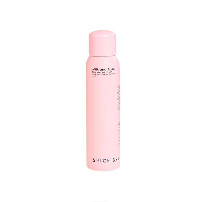 Milk & Rose Hair and Body Mist – Hydrating Floral Body Spray & Hair Perfume with Rose, Goat Milk, Chamomile, Lavender & Honey – Refreshing Mist for Skin, Hair & Clothing – 6.7 oz