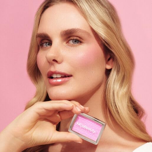 MCoBeauty - Glow Up pH Powder Blush - Silky Finish With Soft Matte Texture Blusher Powder - Vivi Pink Shade - Face Make-up With Blendable Formula For Everyday Use