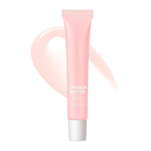 4 Flavors Lip Glossy Butter Balm Lip Tint Hydrating Lip Gloss Ultra-Hydrating & Nourishing Lip Care with Natural Ingredients (04# Coke)