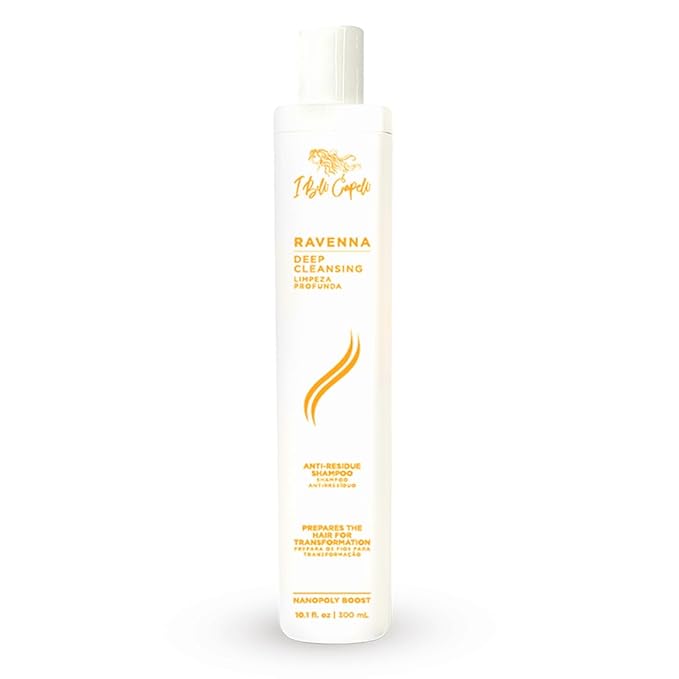 I Belli Capelli Ravenna Clarifying Shampoo Pre Treatment, Clarifying Shampoo For Build Up -Preps Hair Deep Cleansing, Removes Impurities For Long Lasting Treatment- 300ml/10.1 fl.oz