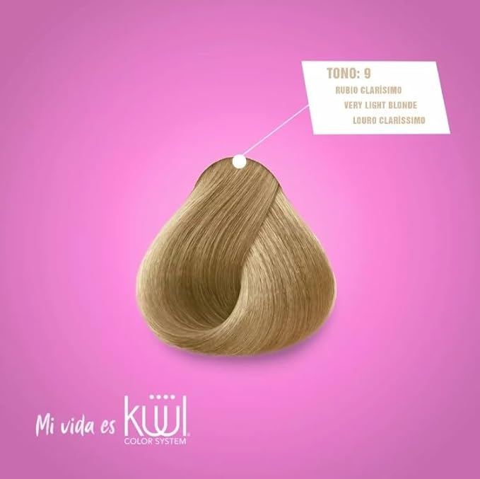 Küül Color System NATURALES, PERMANENTES (9 Rubio clarisimo)